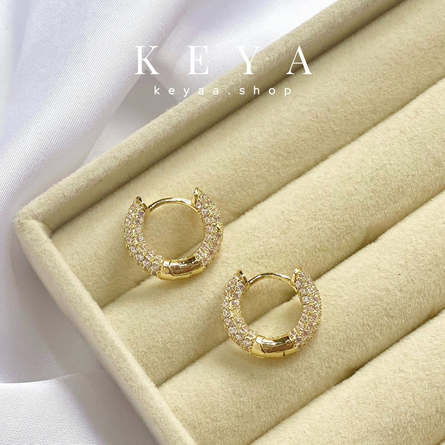 Valeria Glitzy Hoops