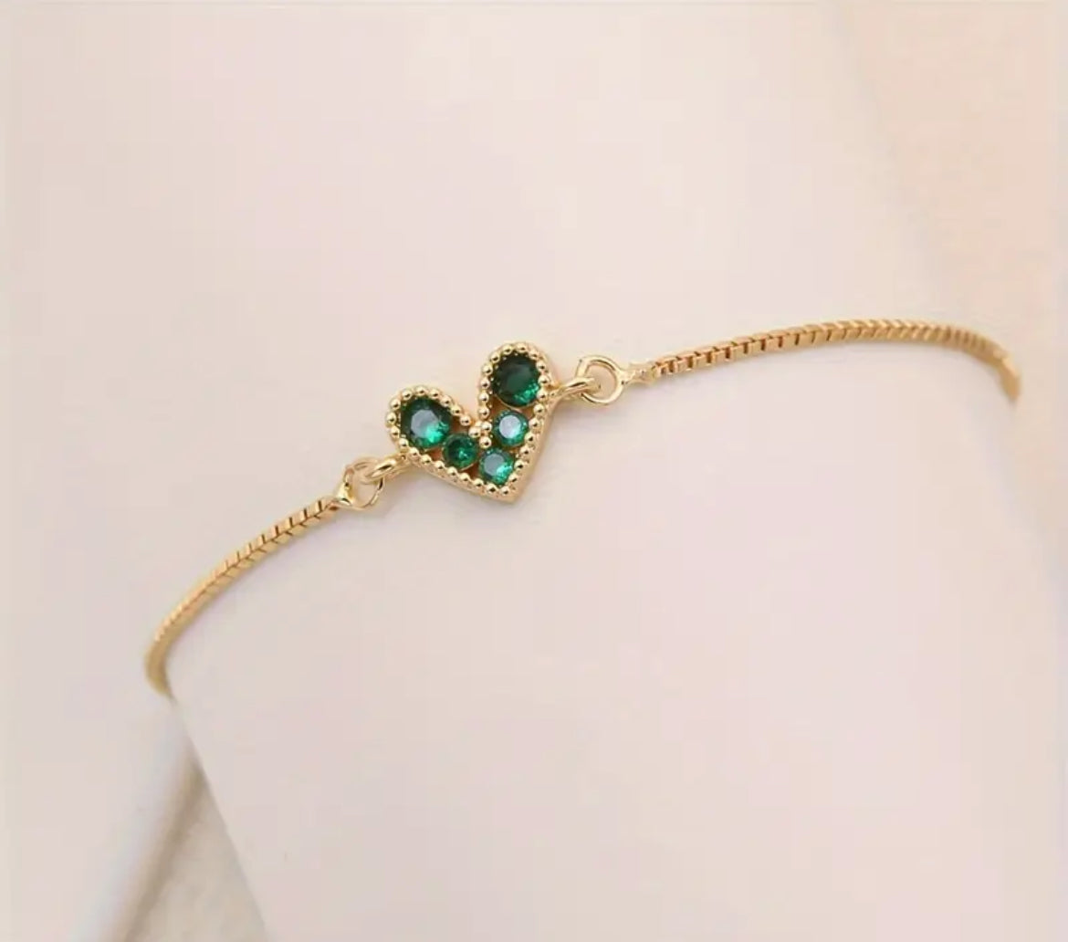 Heart Charm Bracelet