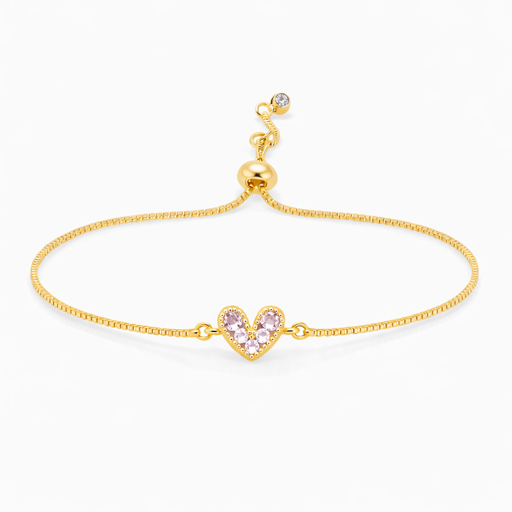 Heart Charm Bracelet