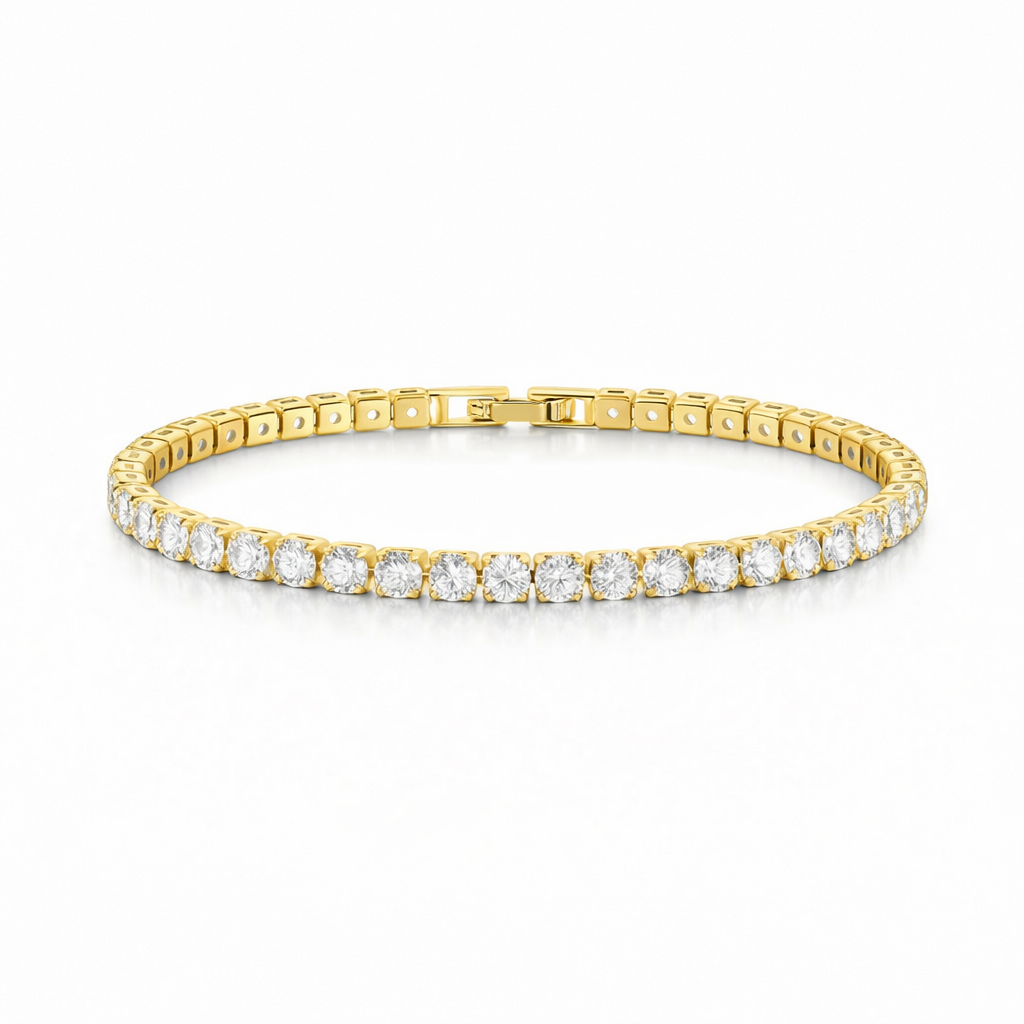 Mia Tennis Bracelet Golden