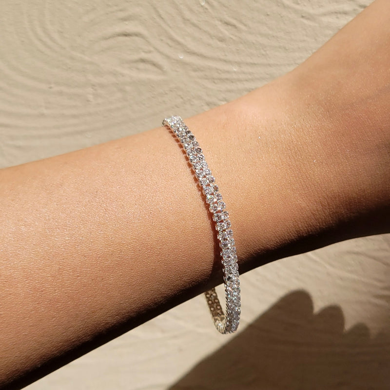 Silver Tennis Bracelet