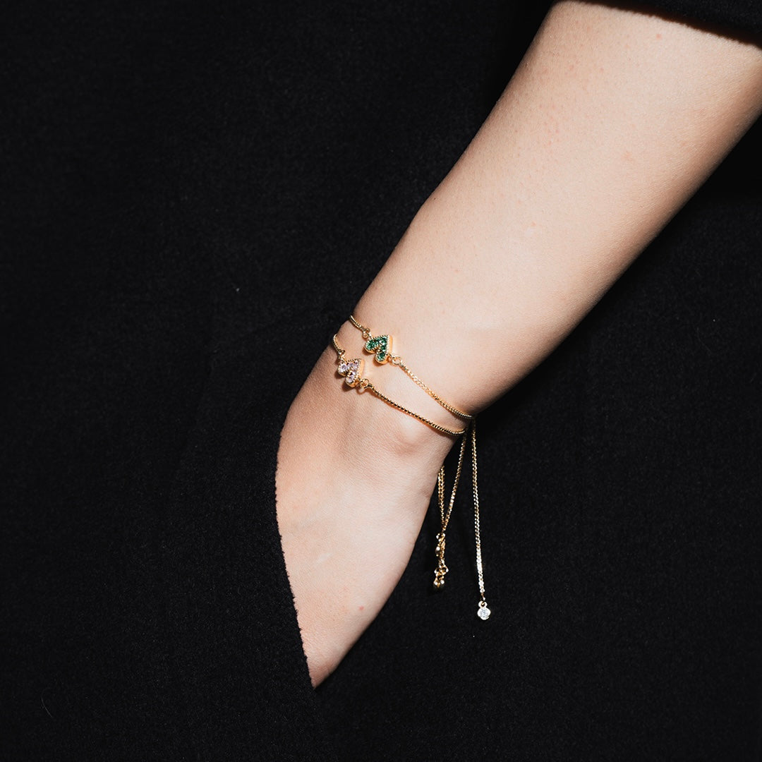 Heart Charm Bracelet