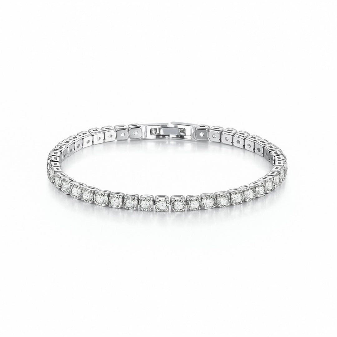 Mia Tennis Bracelet Silver