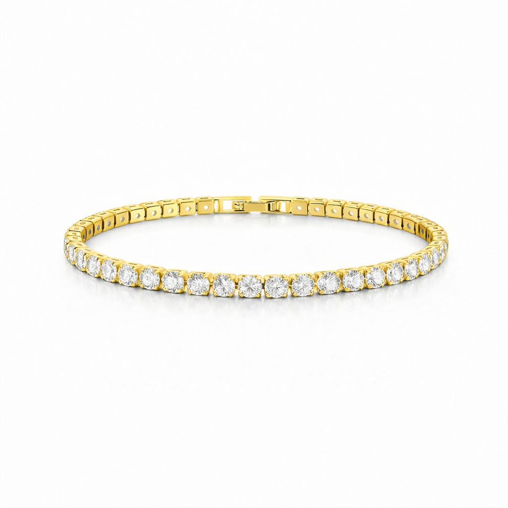 Mia Tennis Bracelet Golden