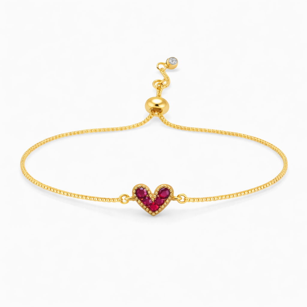 Heart Charm Bracelet